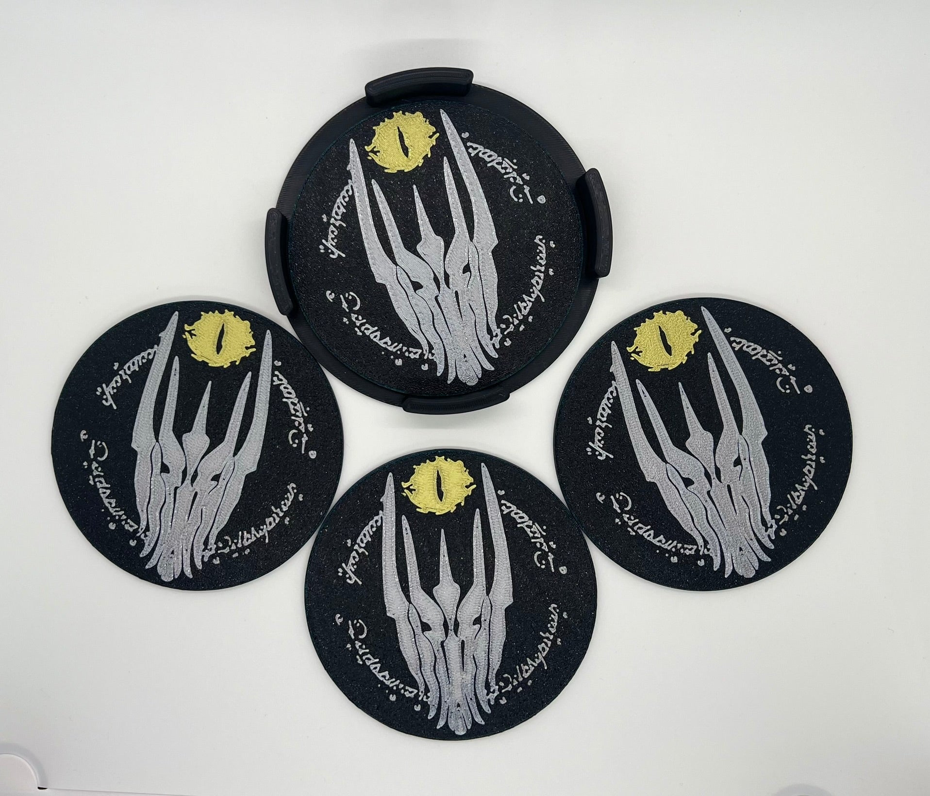 Sauron Lord of the Rings Coasters - SoCal Geek Prints