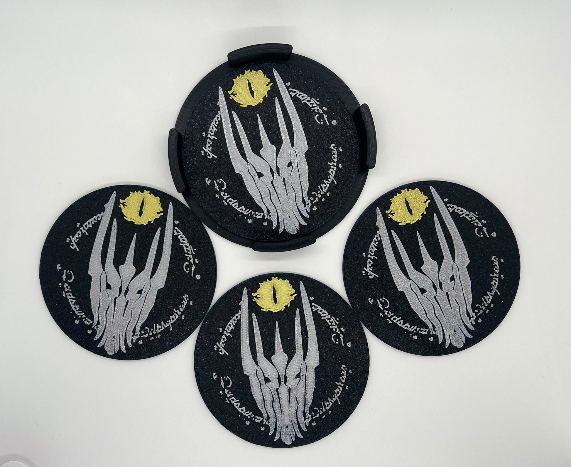 Sauron Lord of the Rings Coasters - SoCal Geek Prints