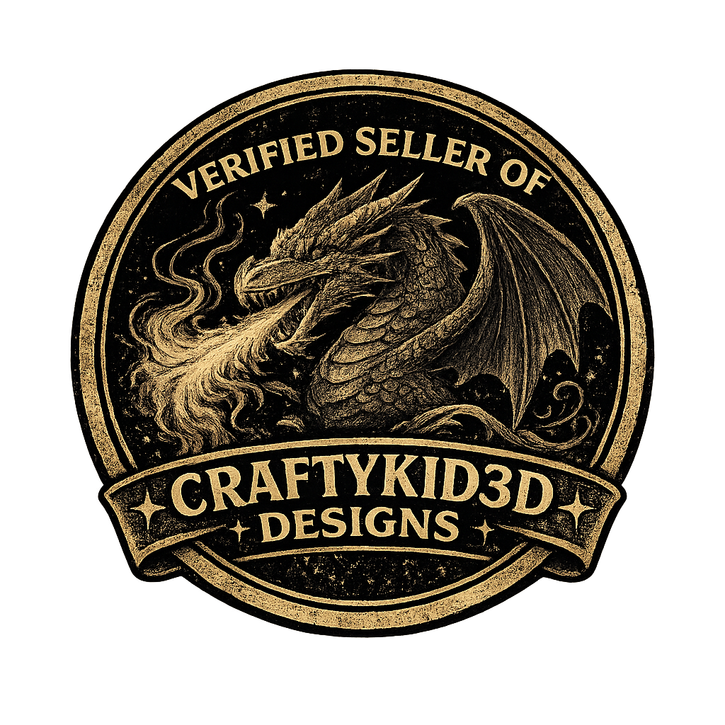 Forest Dragon with Tail - SoCal Geek Prints